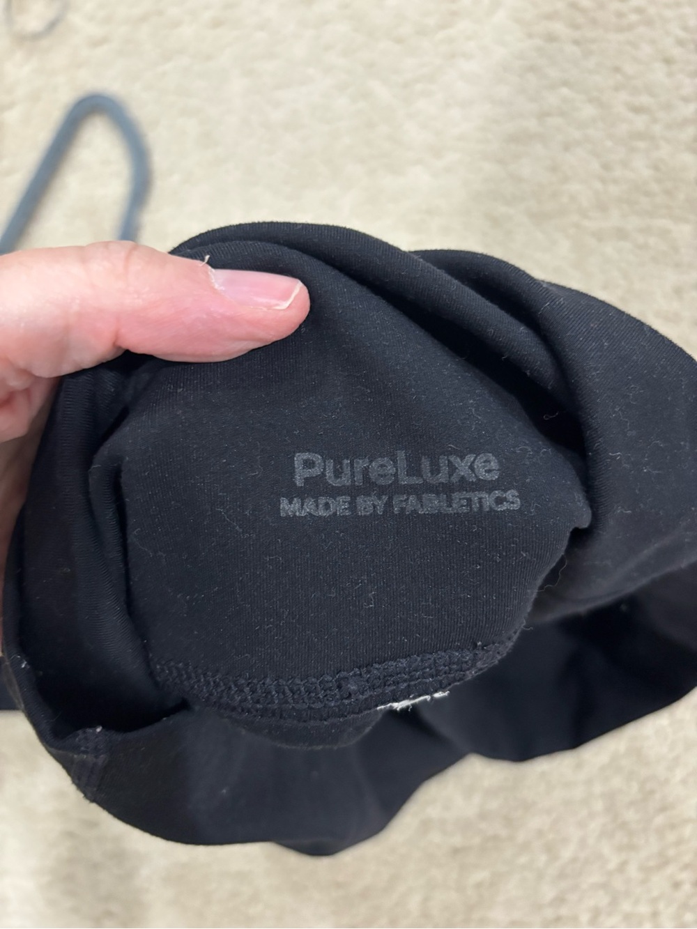 Fabletics Black PureLuxe Full Belly Band Performance Maternity Leggings Size M - Picture 5 of 5
